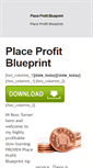 Mobile Screenshot of placeprofitsblueprint.com